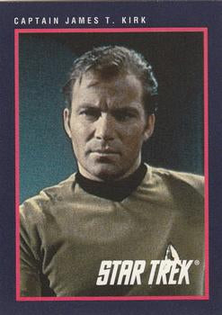 #117 Captain James T. Kirk - 1991 Impel Star Trek 25th Anniversary
