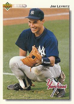 #117 Jim Leyritz - New York Yankees - 1992 Upper Deck Baseball