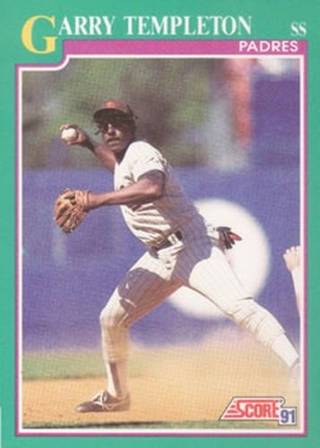 #117 Garry Templeton - San Diego Padres - 1991 Score Baseball
