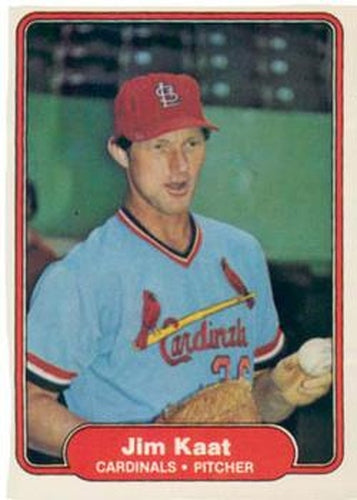 #117 Jim Kaat - St. Louis Cardinals - 1982 Fleer Baseball
