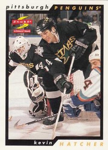 #117 Kevin Hatcher - Pittsburgh Penguins - 1996-97 Score Hockey