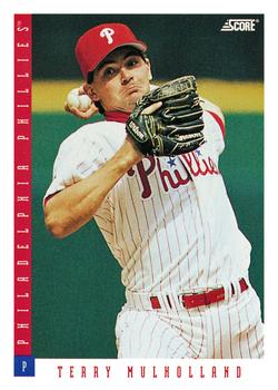 #117 Terry Mulholland - Philadelphia Phillies - 1993 Score Baseball