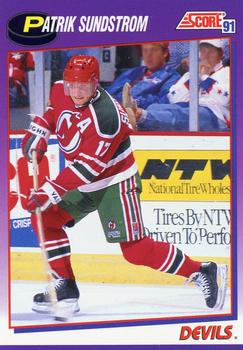 #117 Patrik Sundstrom - New Jersey Devils - 1991-92 Score American Hockey