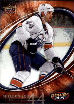 #117 Sheldon Souray - Edmonton Oilers - 2008-09 Upper Deck Power Play Box Set Hockey