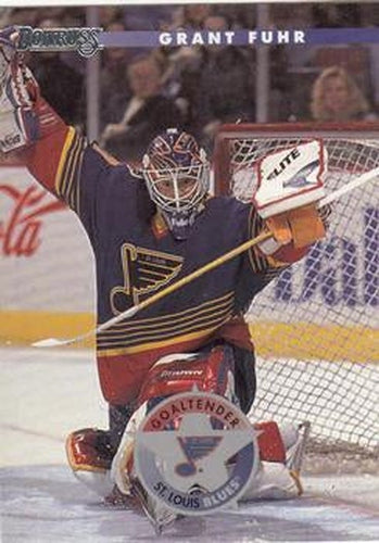 #117 Grant Fuhr - St. Louis Blues - 1996-97 Donruss Hockey