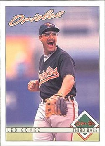 #117 Leo Gomez - Baltimore Orioles - 1993 O-Pee-Chee Baseball