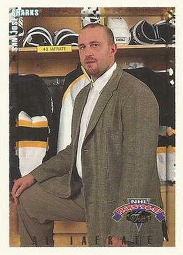 #117 Al Iafrate - San Jose Sharks - 1996-97 Topps NHL Picks Hockey