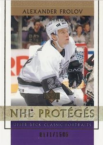 #117 Alexander Frolov - Los Angeles Kings - 2002-03 Upper Deck Classic Portraits Hockey
