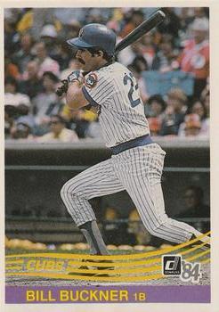 #117 Bill Buckner - Chicago Cubs - 1984 Donruss Baseball