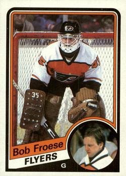 #117 Bob Froese - Philadelphia Flyers - 1984-85 Topps Hockey