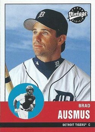 #117 Brad Ausmus - Detroit Tigers - 2001 Upper Deck Vintage Baseball