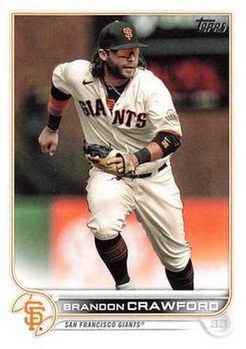 #117 Brandon Crawford - San Francisco Giants - 2022 Topps Baseball