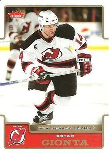 #117 Brian Gionta - New Jersey Devils - 2006-07 Fleer Hockey