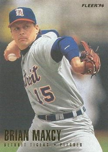 #117 Brian Maxcy - Detroit Tigers - 1996 Fleer Baseball