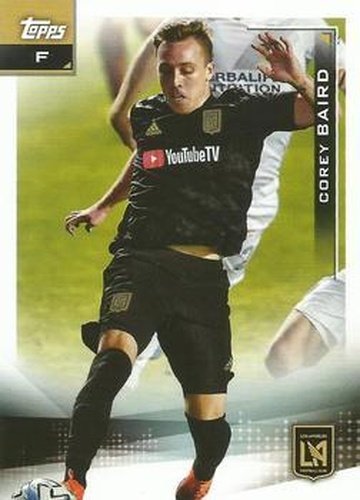 #117 Corey Baird - Los Angeles FC - 2021 Topps MLS Soccer