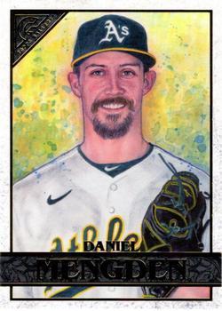 #117 Daniel Mengden - Oakland Athletics - 2020 Topps Gallery Baseball