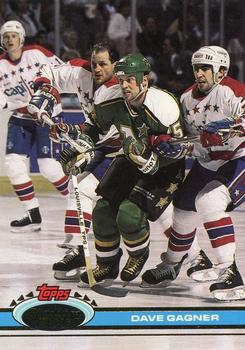 #117 Dave Gagner - Minnesota North Stars - 1991-92 Stadium Club Hockey