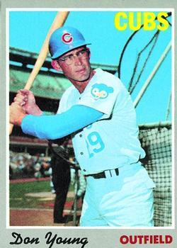 #117 Don Young - Chicago Cubs - 1970 Topps Baseball