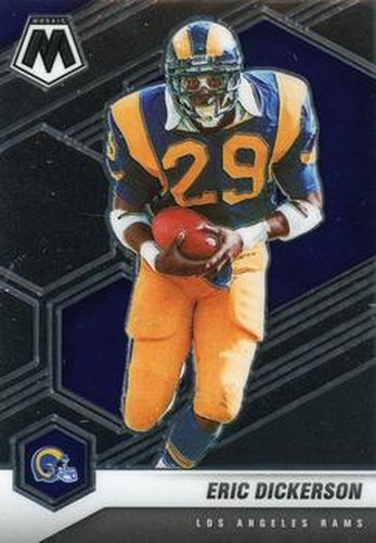 #117 Eric Dickerson - Los Angeles Rams - 2021 Panini Mosaic Football