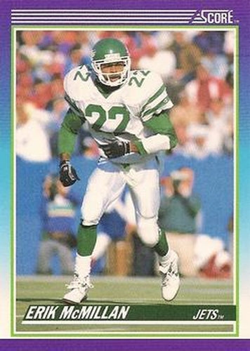 #117 Erik McMillan - New York Jets - 1990 Score Football