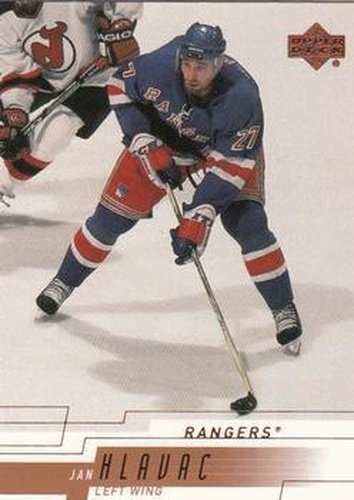 #117 Jan Hlavac - New York Rangers - 2000-01 Upper Deck Hockey