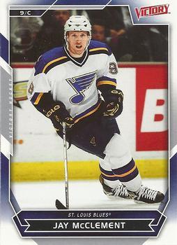#117 Jay McClement - St. Louis Blues - 2007-08 Upper Deck Victory Hockey