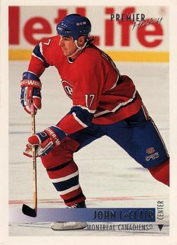 #117 John LeClair - Montreal Canadiens - 1994-95 Topps Premier Hockey