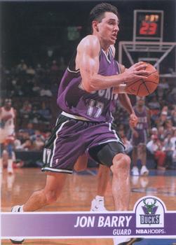 #117 Jon Barry - Milwaukee Bucks - 1994-95 Hoops Basketball