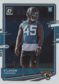 #117 K'Lavon Chaisson - Jacksonville Jaguars - 2020 Donruss Optic Football