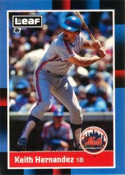 #117 Keith Hernandez - New York Mets - 1988 Leaf Baseball