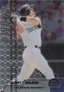 #117 Larry Walker - Colorado Rockies - 1999 Finest Baseball