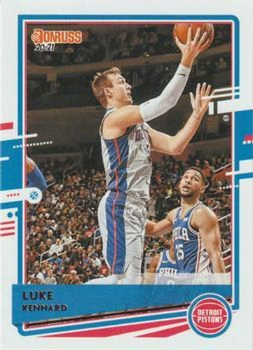 #117 Luke Kennard - Detroit Pistons - 2020-21 Donruss Basketball