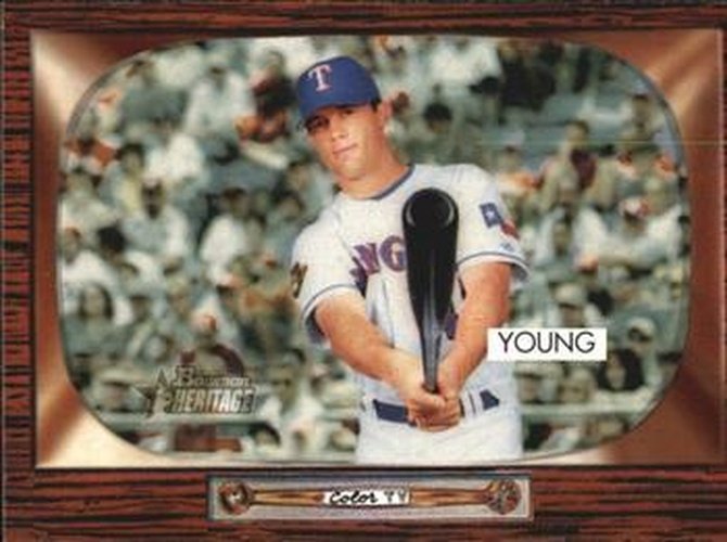 #117 Michael Young - Texas Rangers - 2004 Bowman Heritage Baseball