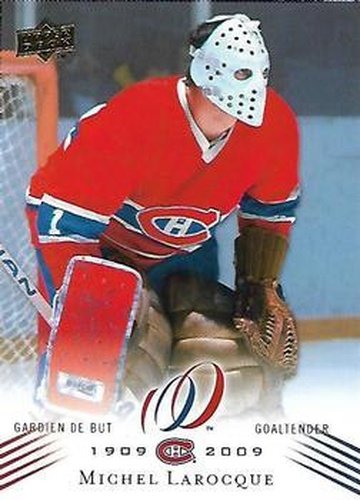 #117 Michel Larocque - Montreal Canadiens - 2008-09 Upper Deck Montreal Canadiens Centennial Hockey