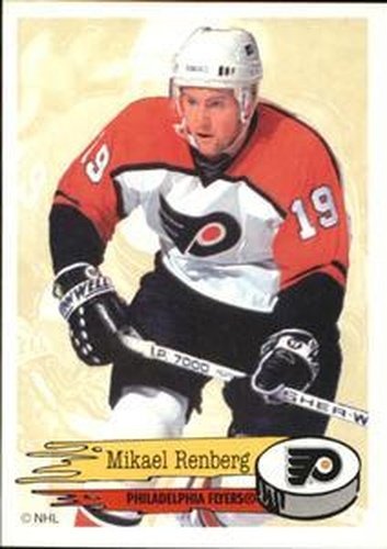 #117 Mikael Renberg - Philadelphia Flyers - 1995-96 Panini Hockey Stickers