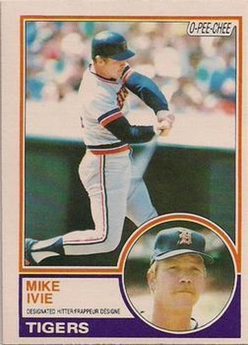 #117 Mike Ivie - Detroit Tigers - 1983 O-Pee-Chee Baseball