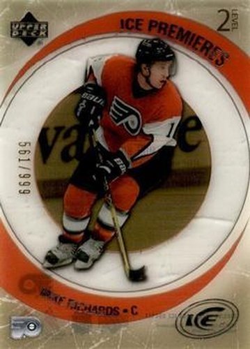 #117 Mike Richards - Philadelphia Flyers - 2005-06 Upper Deck Ice Hockey