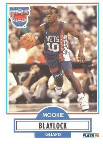 #117 Mookie Blaylock - New Jersey Nets - 1990-91 Fleer Basketball