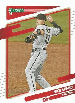 #117 Nick Ahmed - Arizona Diamondbacks - 2021 Donruss Baseball