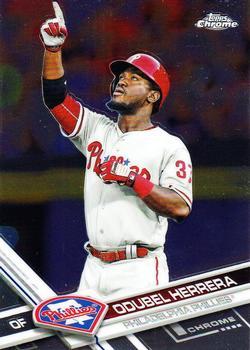 #117 Odubel Herrera - Philadelphia Phillies - 2017 Topps Chrome Baseball