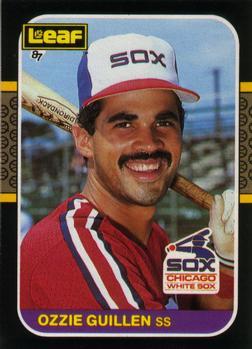 #117 Ozzie Guillen - Chicago White Sox - 1987 Leaf Baseball