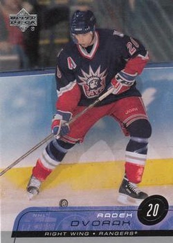#117 Radek Dvorak - New York Rangers - 2002-03 Upper Deck Hockey
