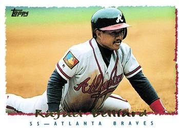 #117 Rafael Belliard - Atlanta Braves - 1995 Topps Baseball