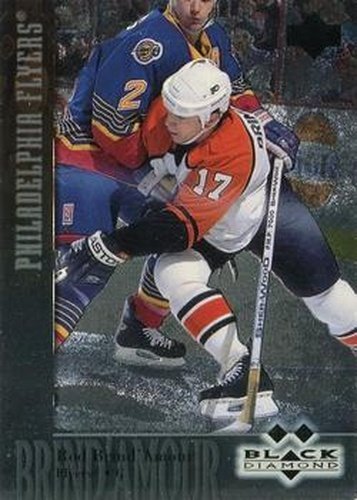 #117 Rod Brind'Amour - Philadelphia Flyers - 1996-97 Upper Deck Black Diamond Hockey