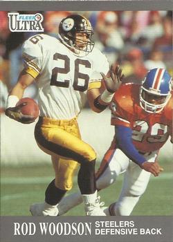 #117 Rod Woodson - Pittsburgh Steelers - 1991 Ultra Football