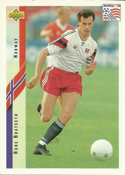 #117 Rune Bratseth - Norway - 1994 Upper Deck World Cup Contenders English/Spanish Soccer