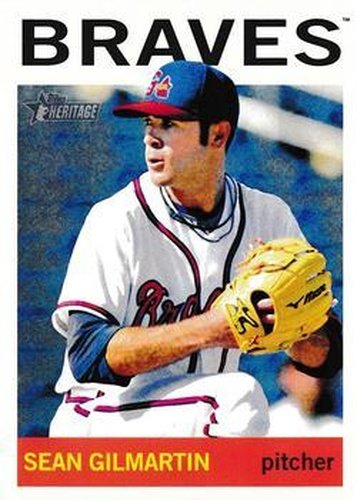 #117 Sean Gilmartin - Gwinnett Braves - 2013 Topps Heritage Minor League Baseball