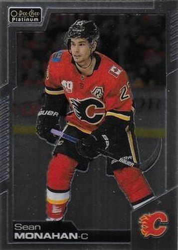 #117 Sean Monahan - Calgary Flames - 2020-21 O-Pee-Chee Platinum Hockey