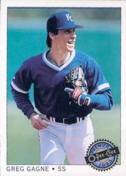 #117 Greg Gagne - Kansas City Royals - 1993 O-Pee-Chee Premier Baseball