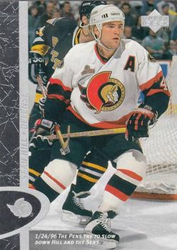 #117 Sean Hill - Ottawa Senators - 1996-97 Upper Deck Hockey